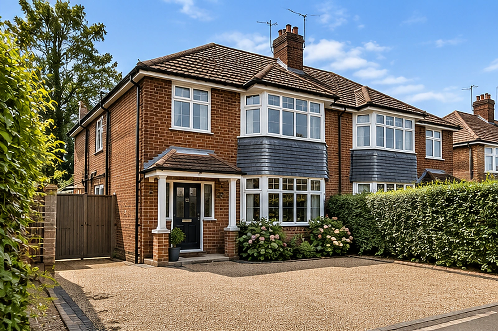 Illustrative UK semi-detached residential property